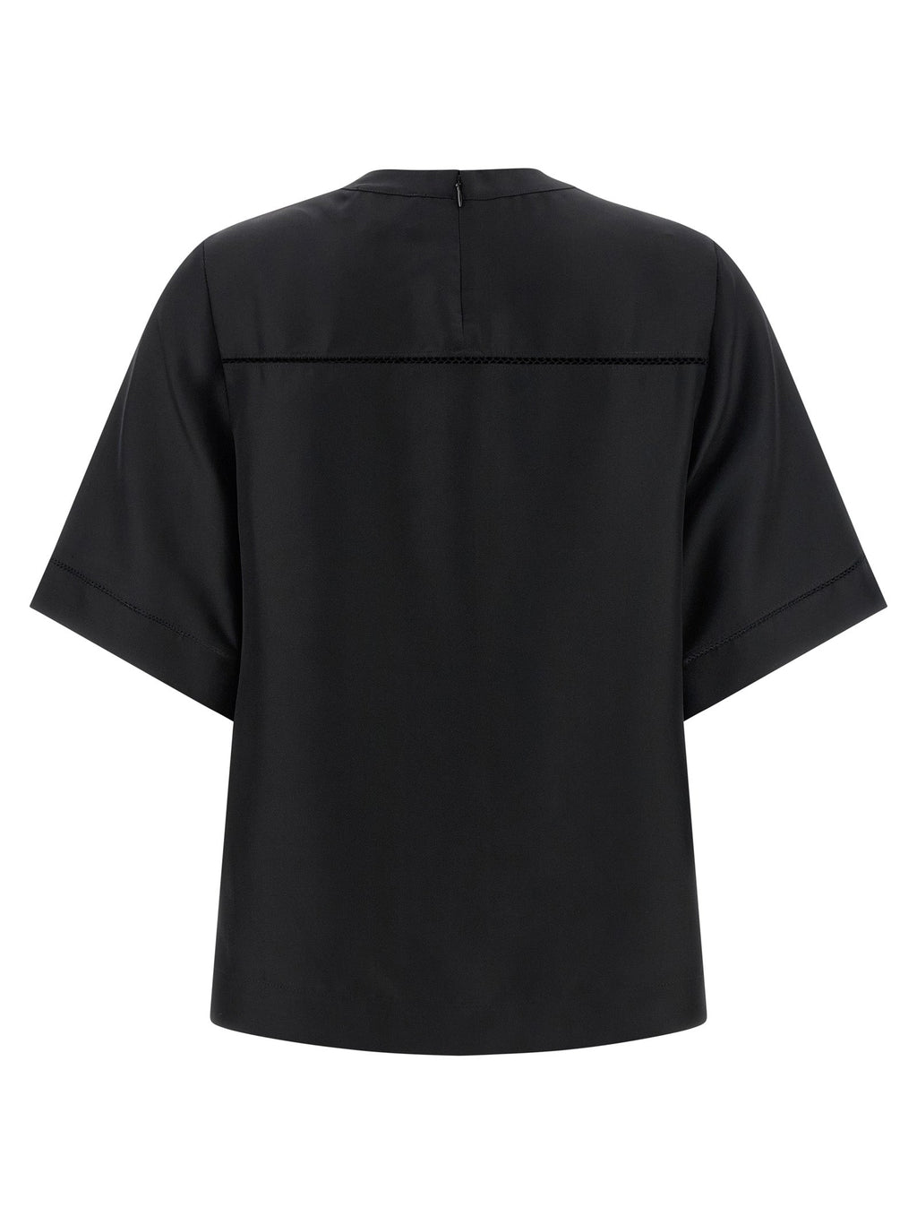 Loulou De Saison Black Silk Shirt