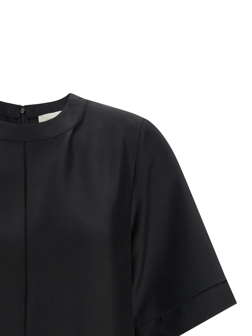 Loulou De Saison Black Silk Shirt