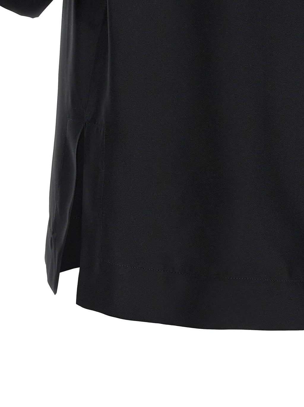 Loulou De Saison Black Silk Shirt