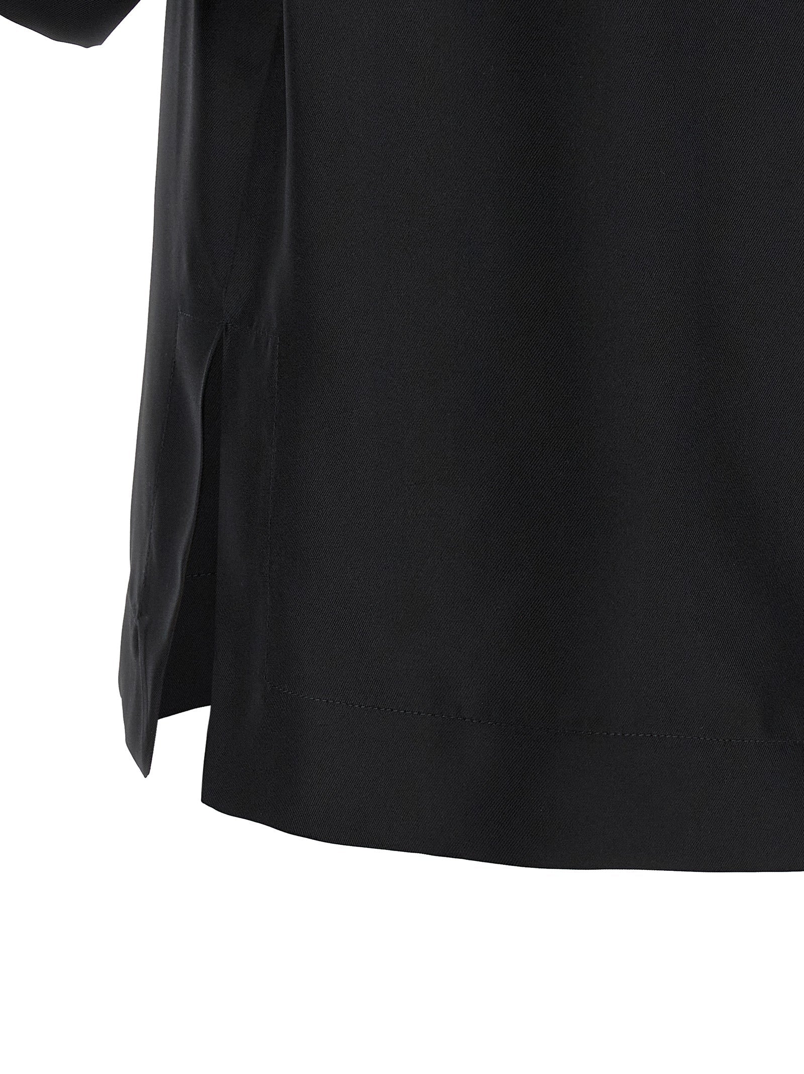 Loulou De Saison Black Silk Shirt