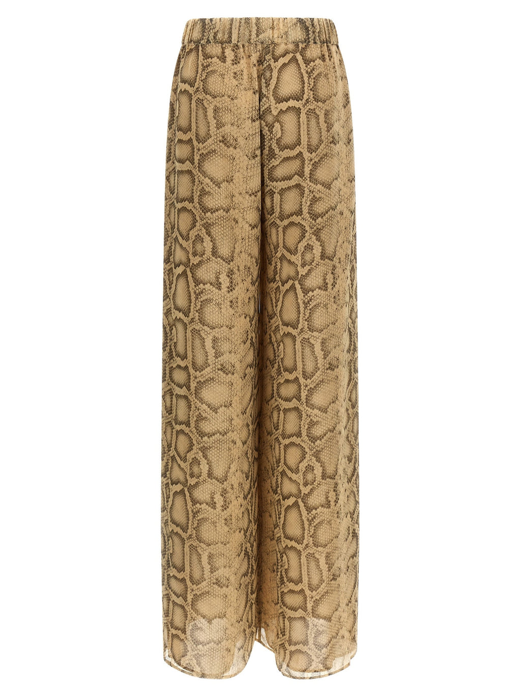 The Andamane Beige Polyester Pants