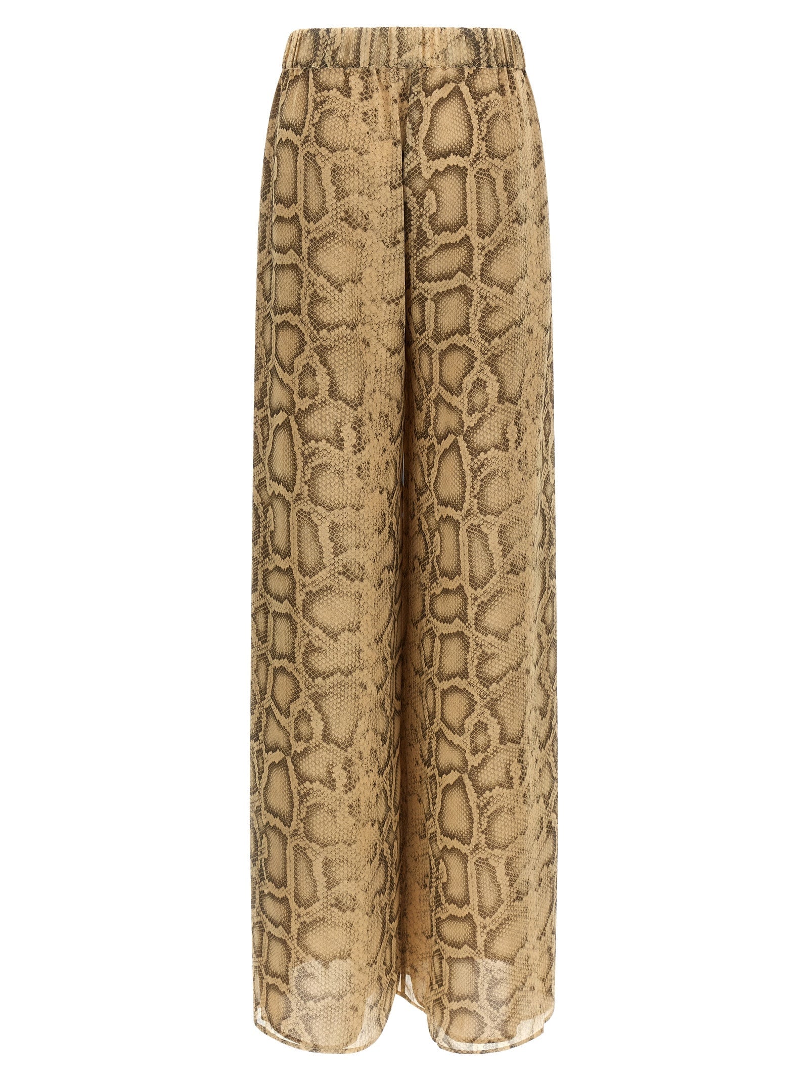 The Andamane Beige Polyester Pants