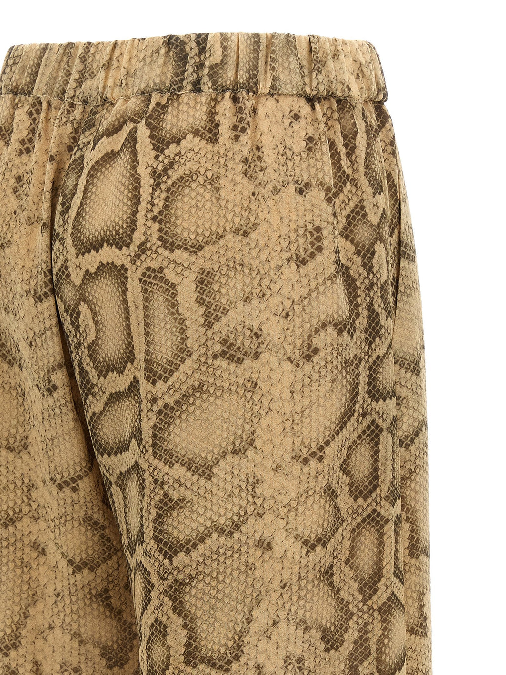 The Andamane Beige Polyester Pants