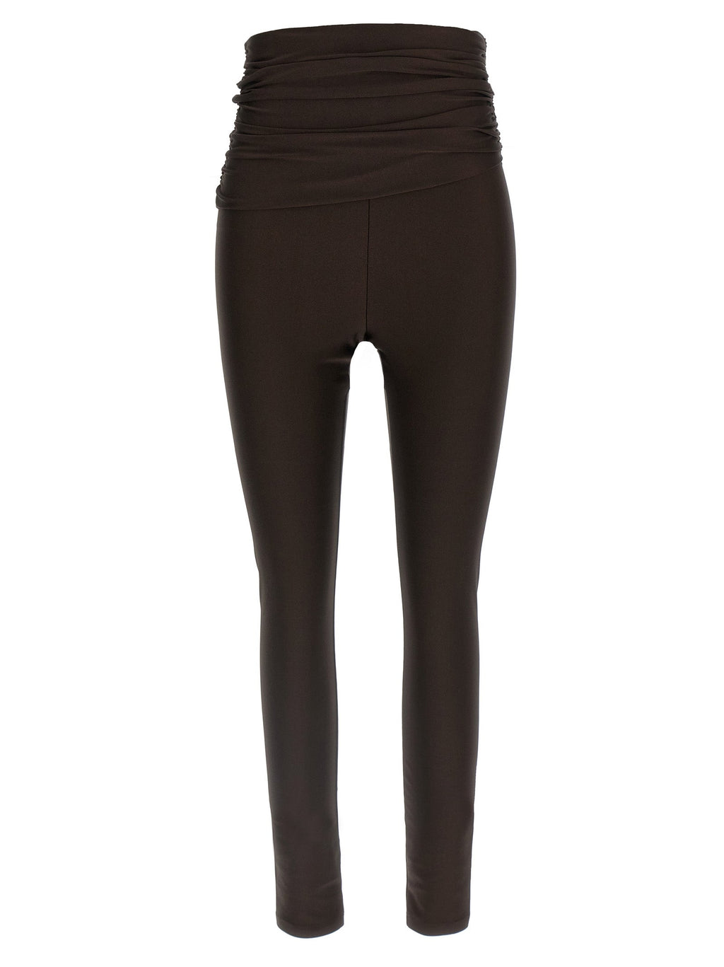 The Andamane Brown Polyamide Leggings
