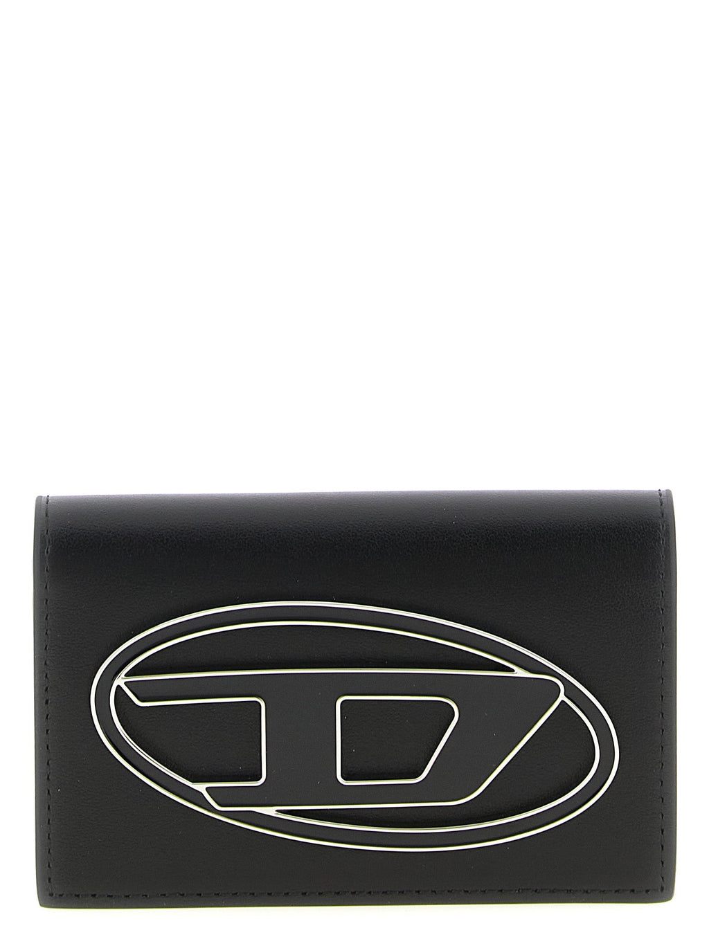 Diesel Black Leather Cardholder