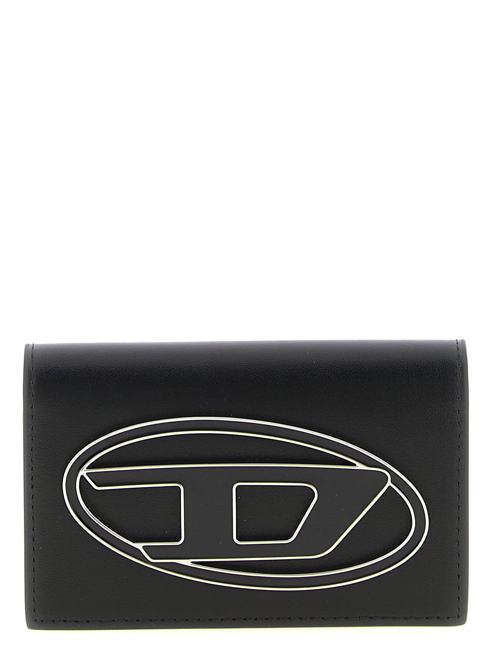 Diesel Black Leather Cardholder