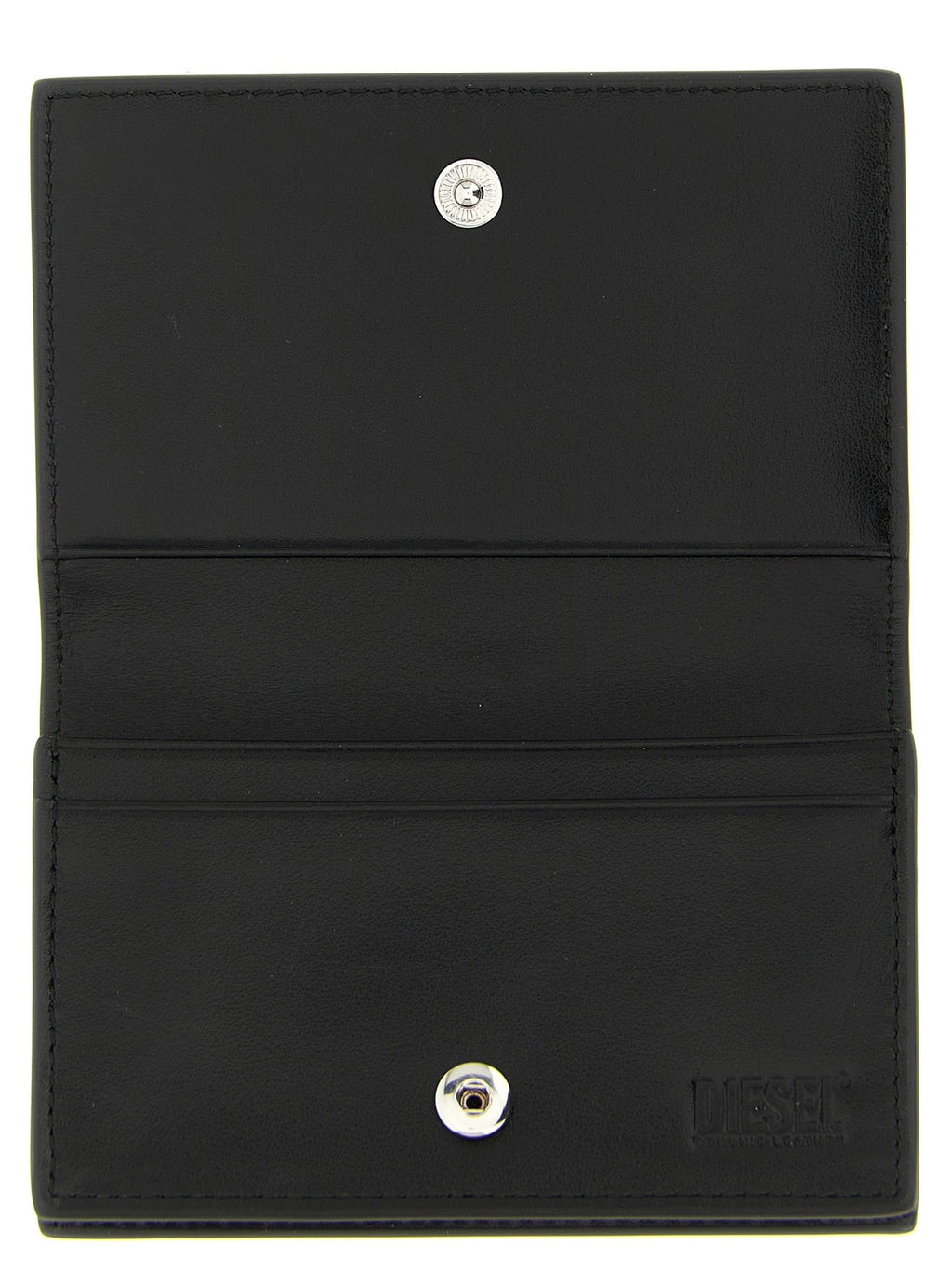 Diesel Black Leather Cardholder
