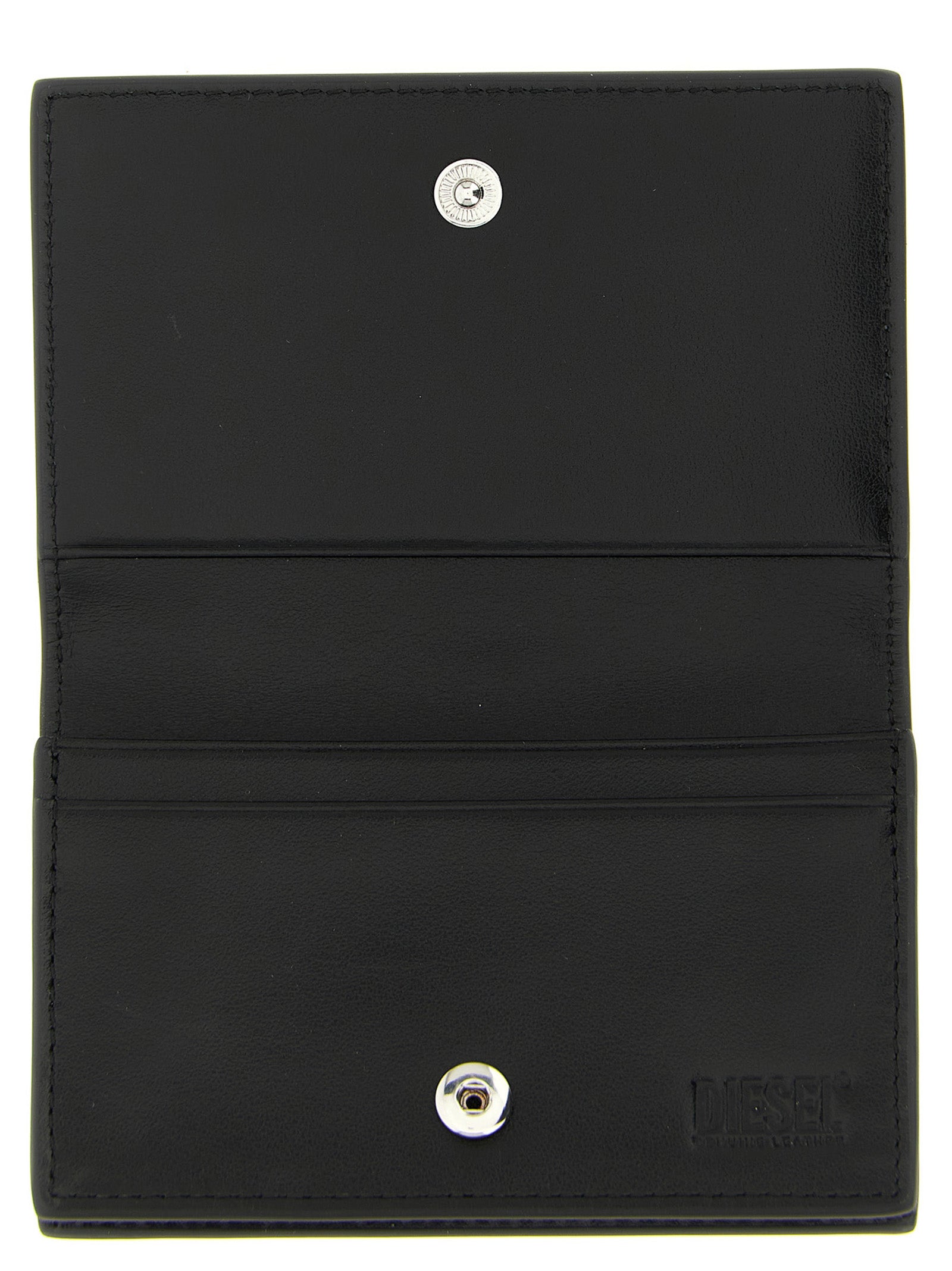 Diesel Black Leather Cardholder