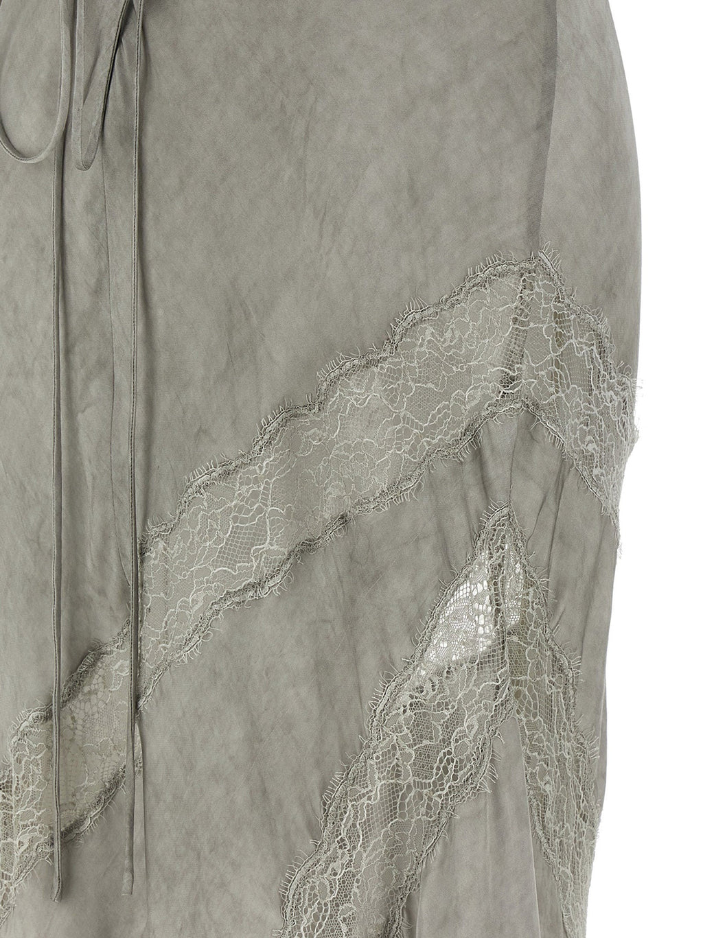 The Andamane Gray Viscose Long Dress