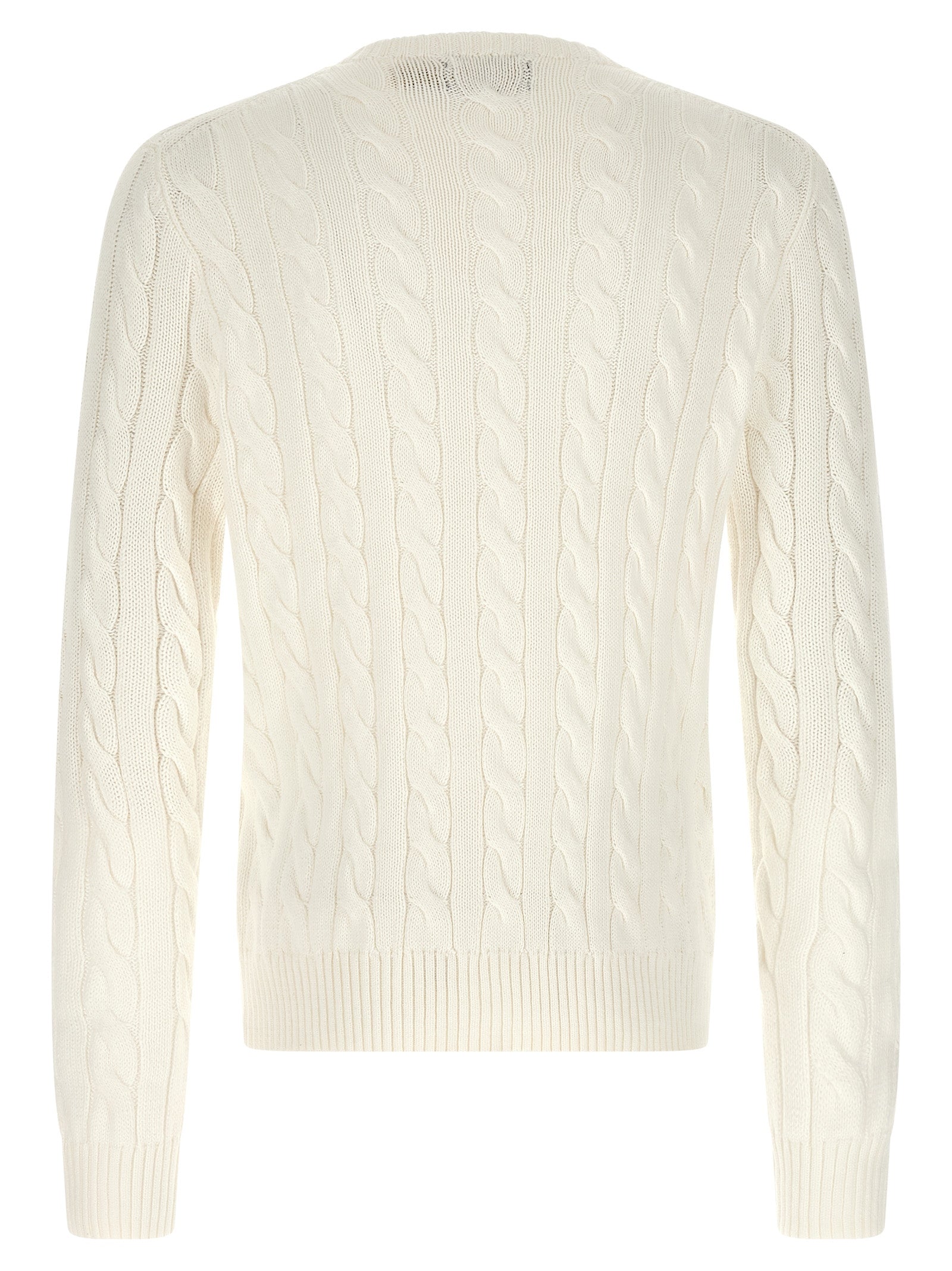 Polo Ralph Lauren White Cotton Cardigan