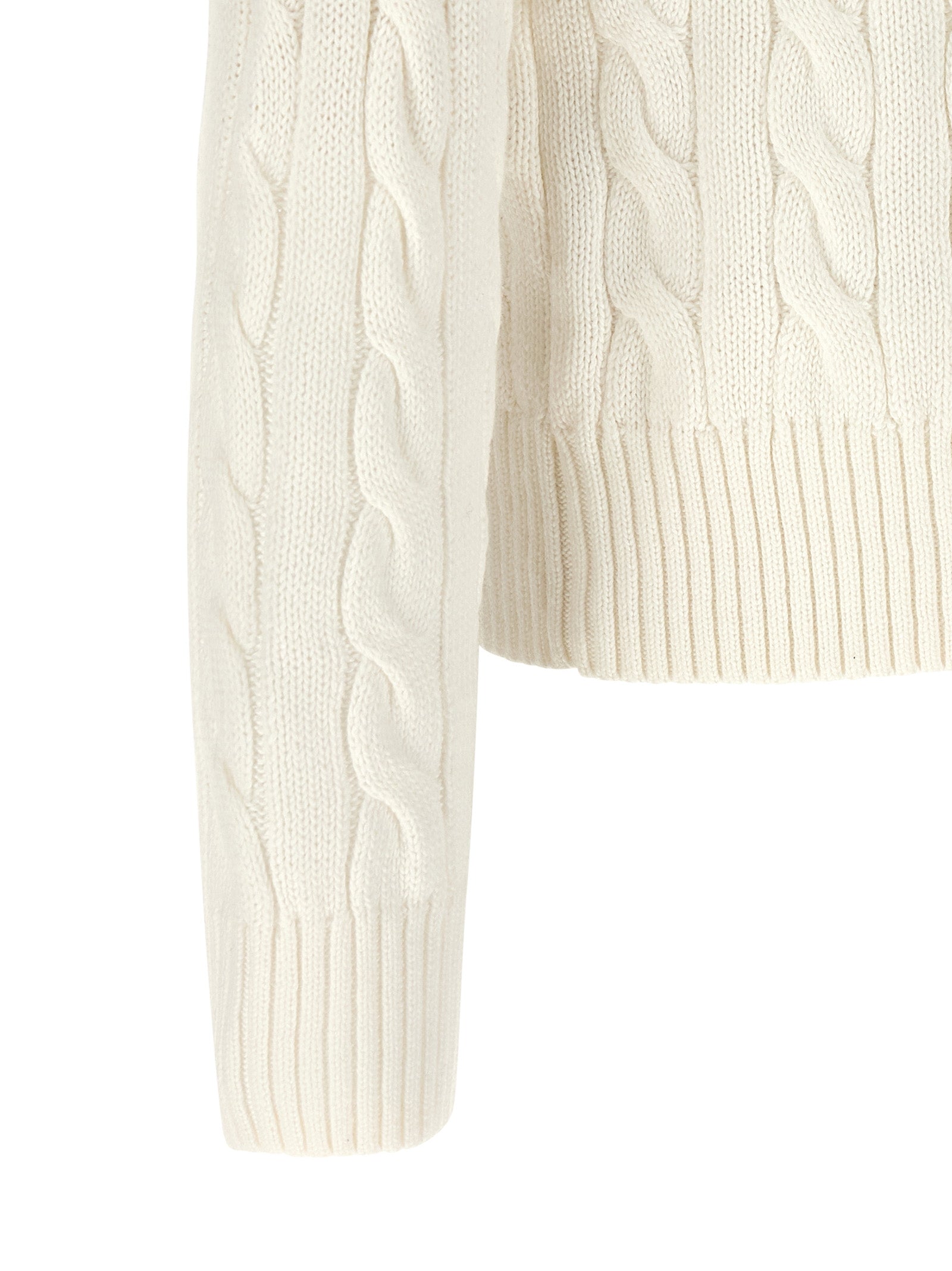 Polo Ralph Lauren White Cotton Cardigan