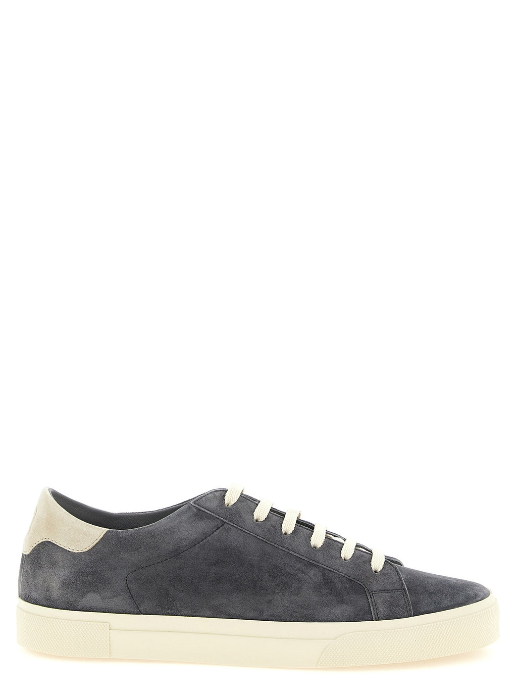 Brunello Cucinelli Gray Calfskin Sneakers