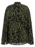Dries Van Noten Black Viscose Blouse