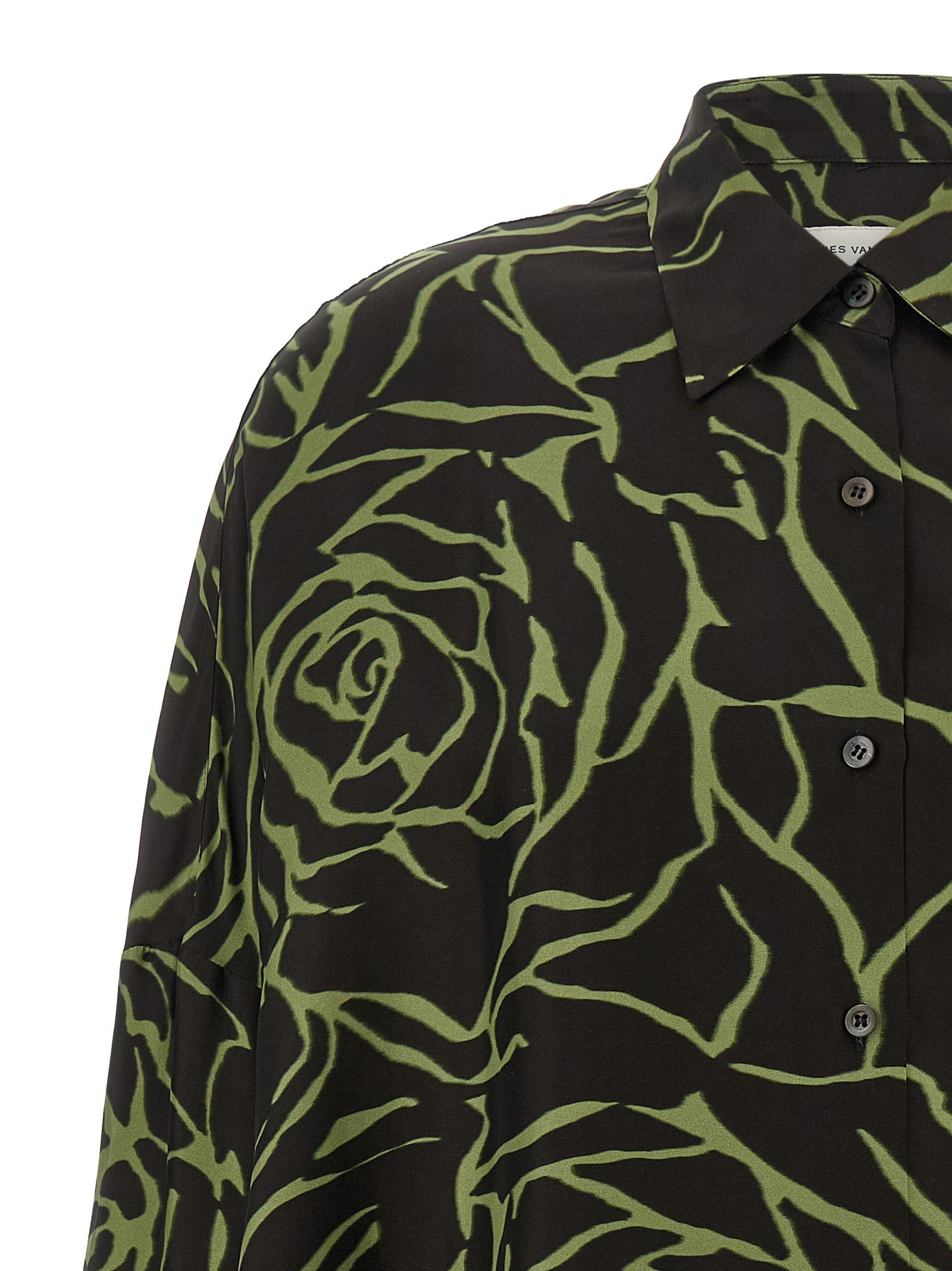 Dries Van Noten Black Viscose Blouse