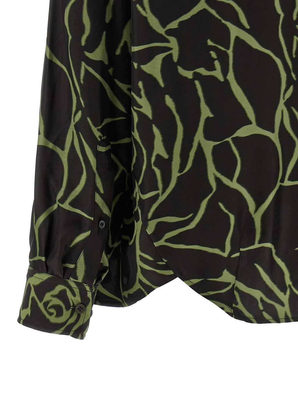Dries Van Noten Black Viscose Blouse