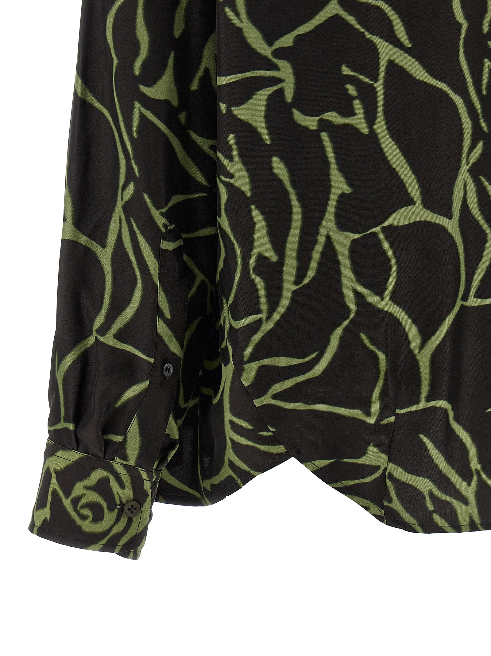 Dries Van Noten Black Viscose Blouse