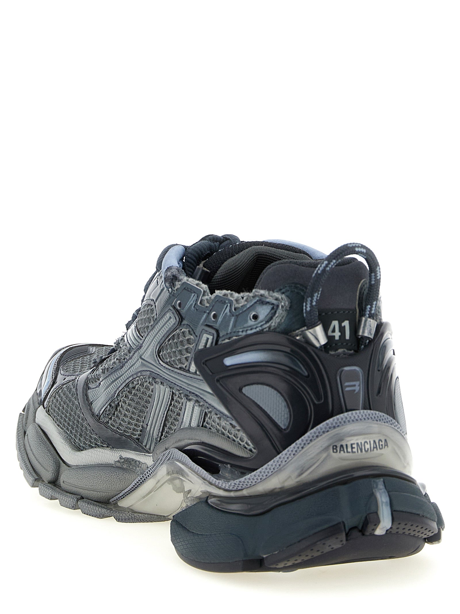 Balenciaga Gray Polyethylene Athletic Sneakers