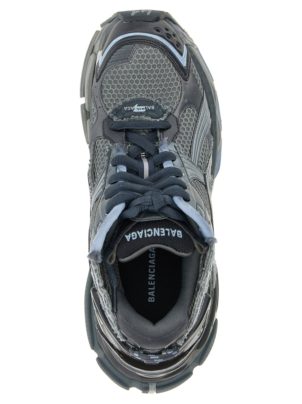 Balenciaga Gray Polyethylene Athletic Sneakers