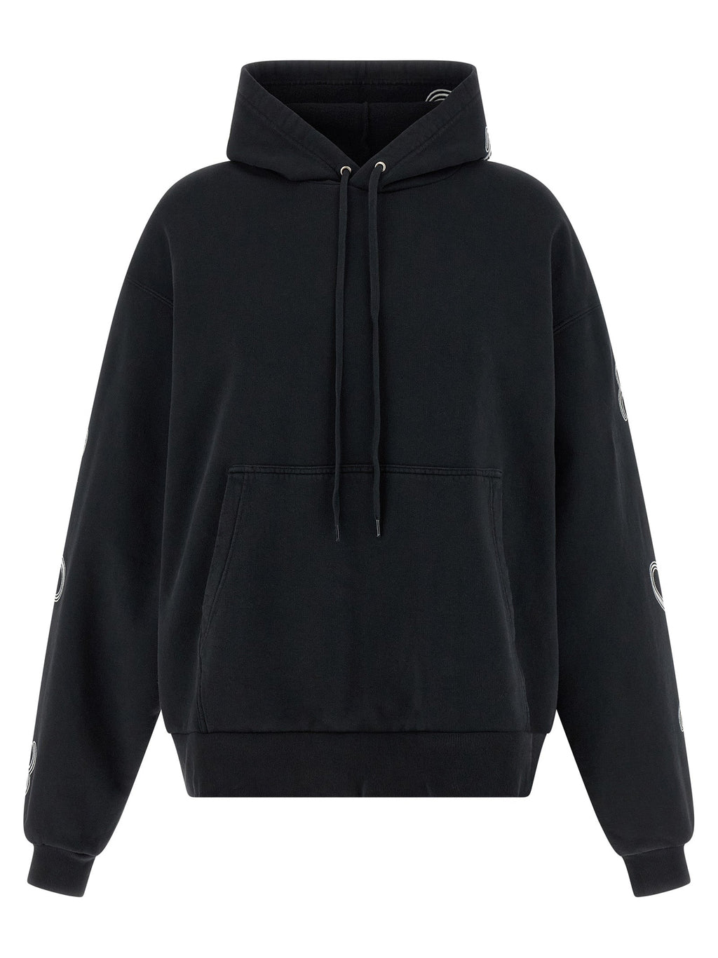 Balenciaga Black Cotton Hoodie