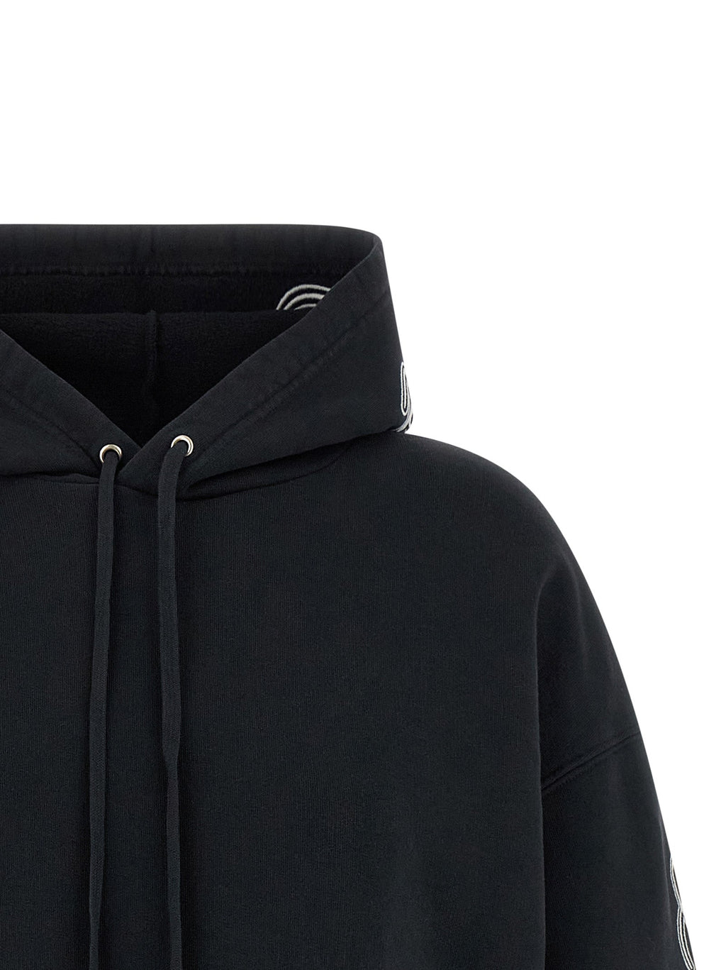 Balenciaga Black Cotton Hoodie