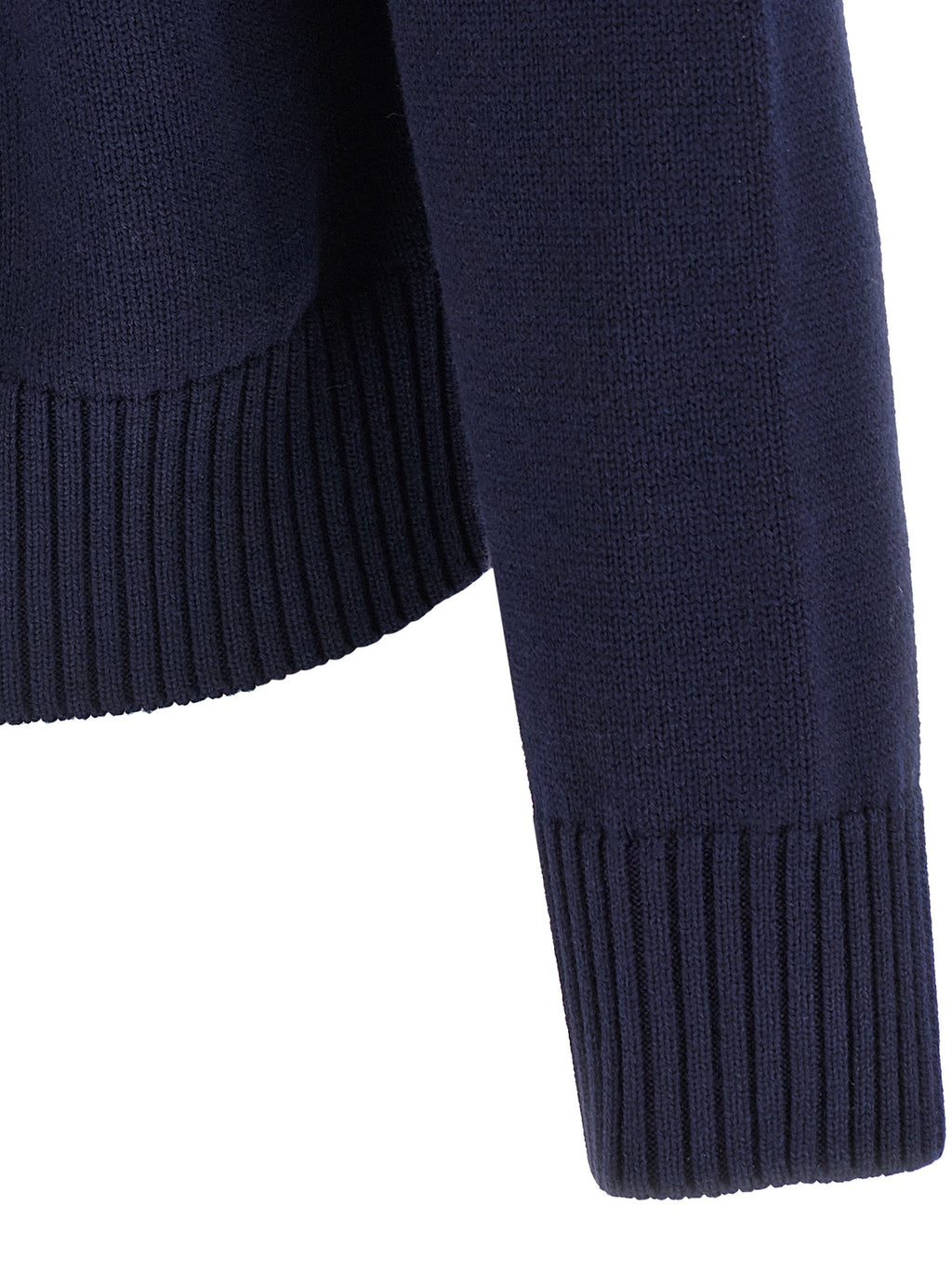Ami Paris Blue Wool Cardigan