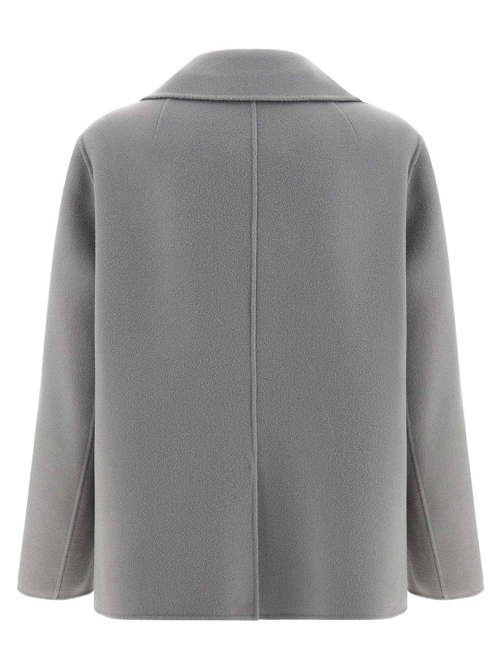 'S Max Mara Gray Virgin Wool Blazer