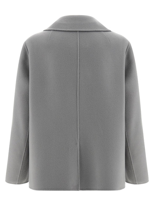 'S Max Mara Gray Virgin Wool Blazer