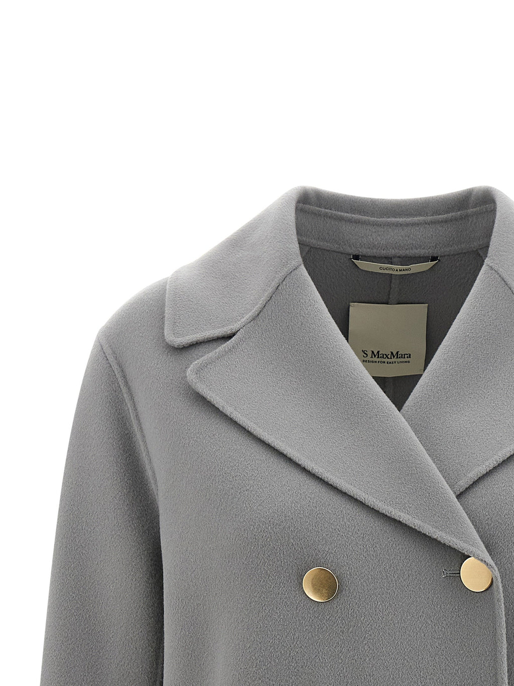 'S Max Mara Gray Virgin Wool Blazer