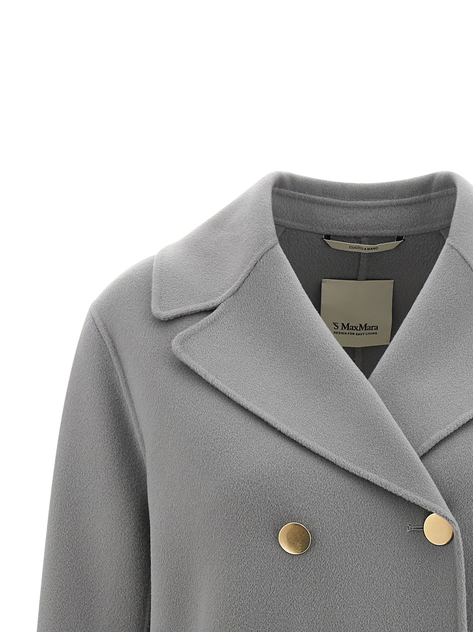 'S Max Mara Gray Virgin Wool Blazer