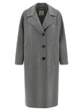 'S Max Mara Gray Virgin Wool Coat