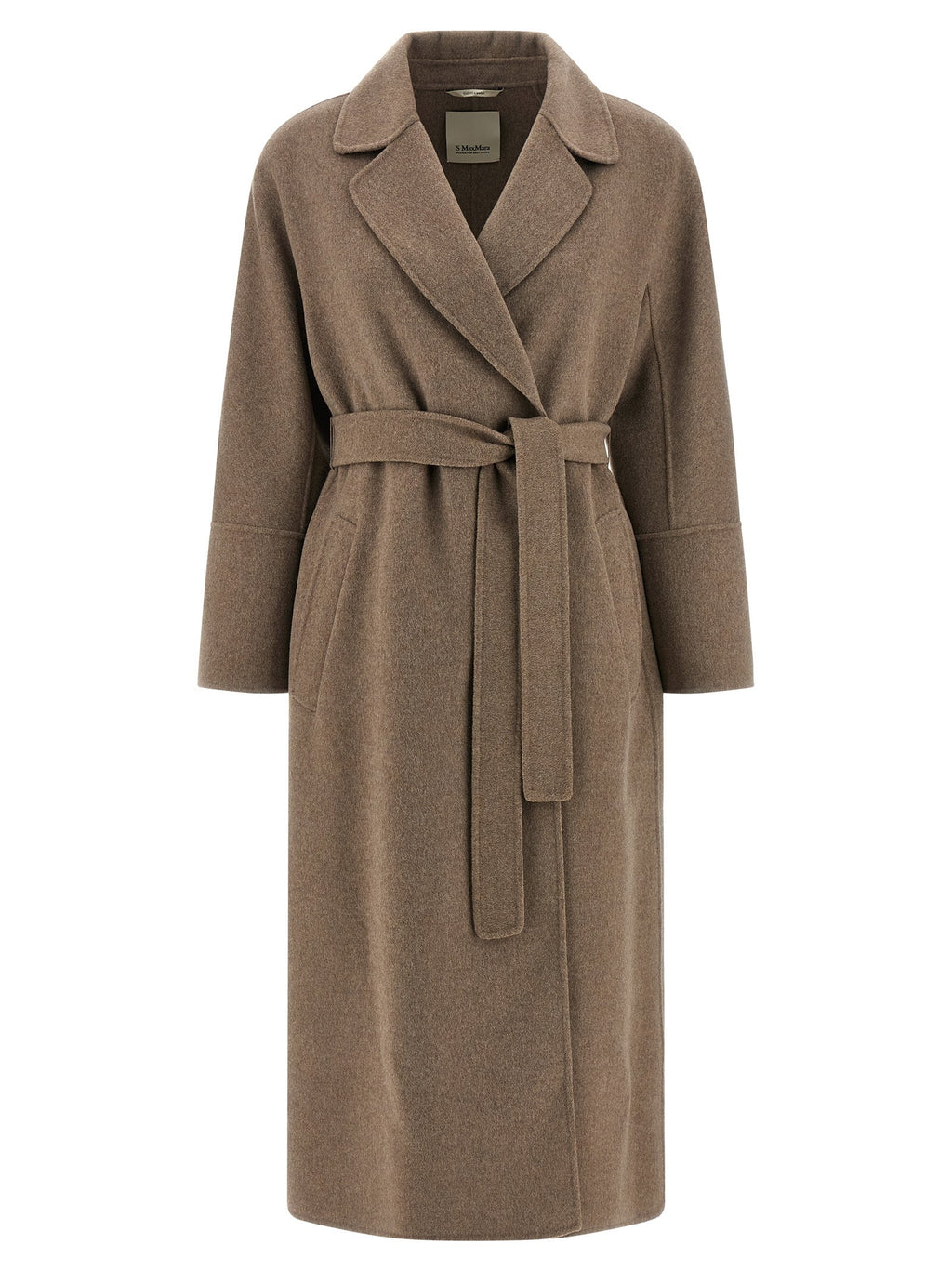 'S Max Mara Brown Virgin Wool Coat