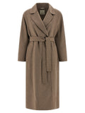 'S Max Mara Brown Virgin Wool Coat