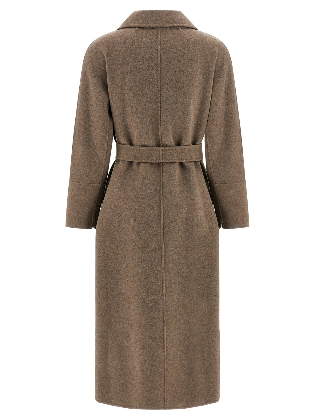 'S Max Mara Brown Virgin Wool Coat