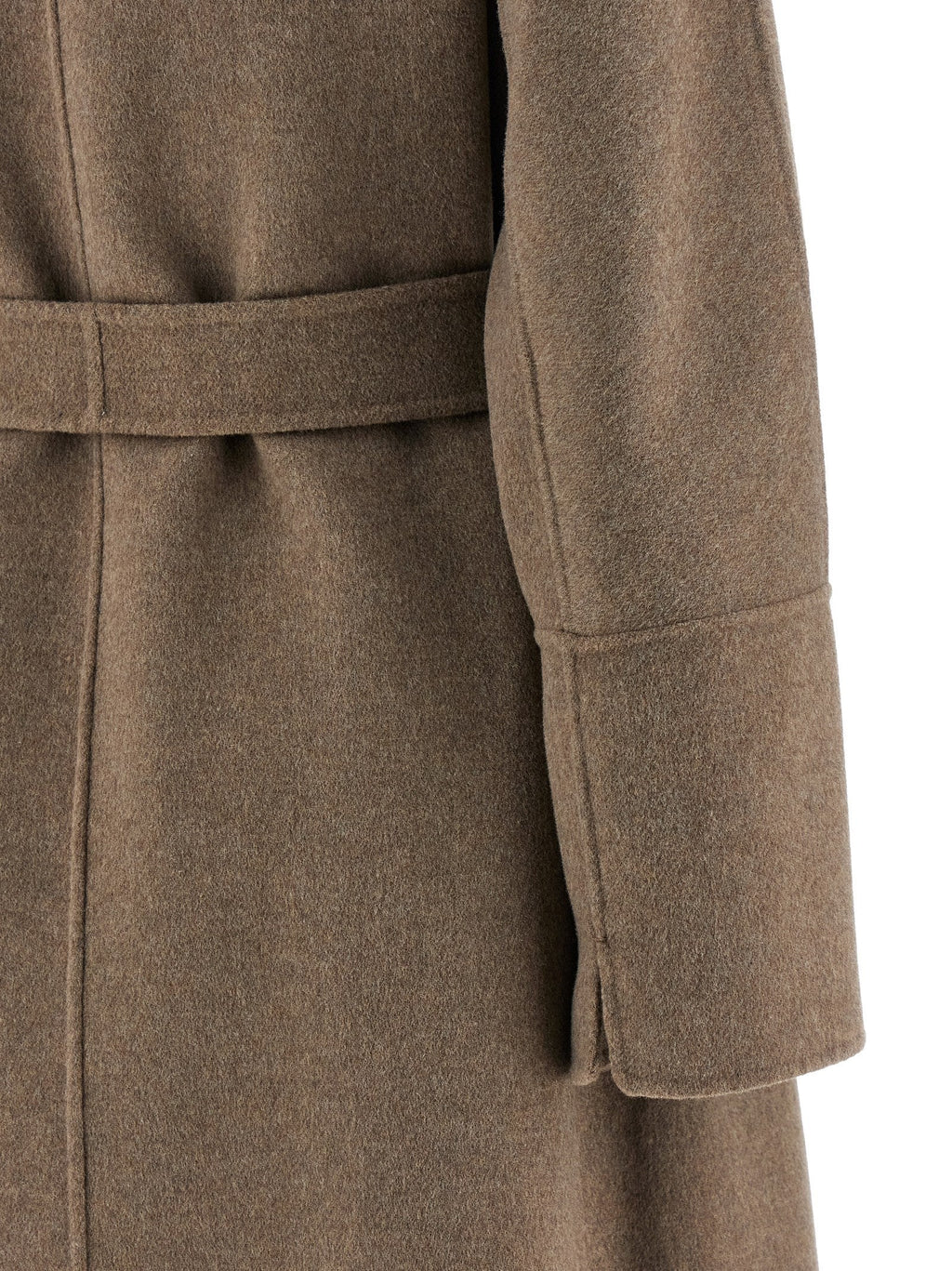 'S Max Mara Brown Virgin Wool Coat