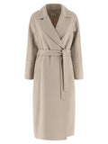 'S Max Mara Beige Virgin Wool Coat