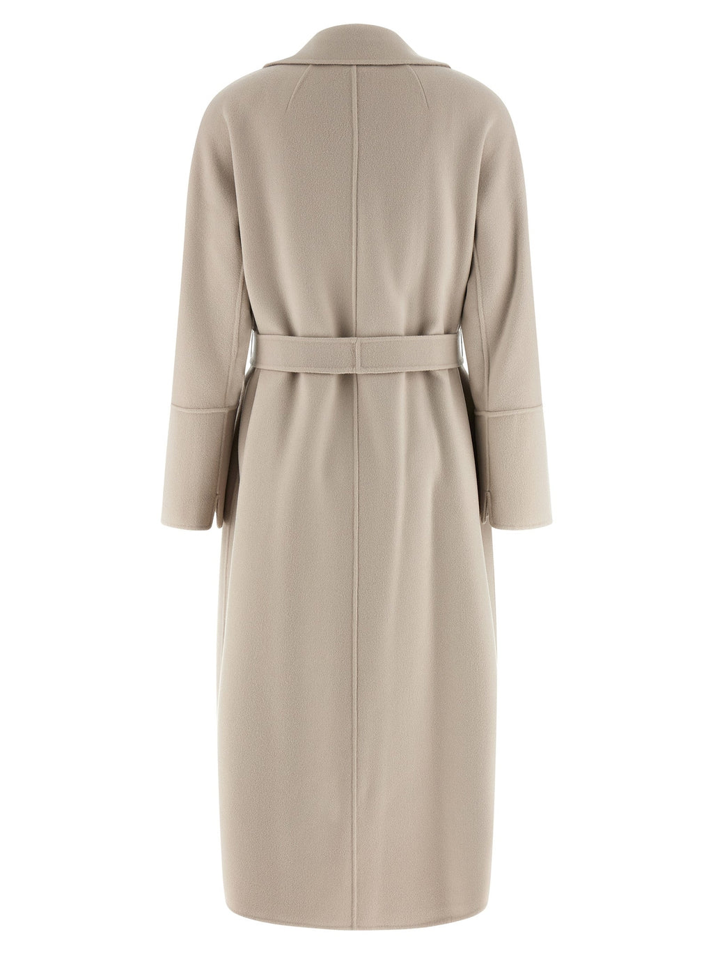 'S Max Mara Beige Virgin Wool Coat