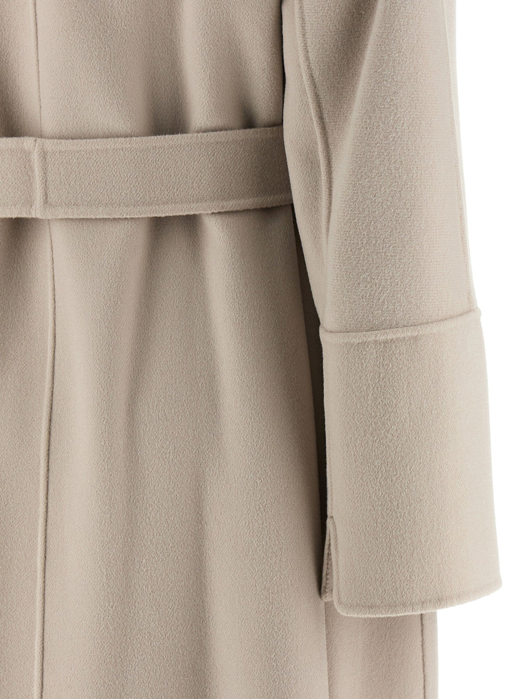 'S Max Mara Beige Virgin Wool Coat