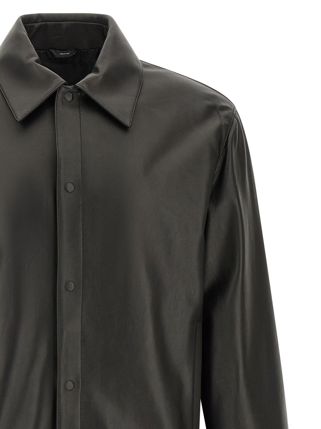 Fendi Black Lamb Leather Leather Jacket