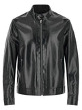 Fendi Blue Lamb Leather Leather Jacket