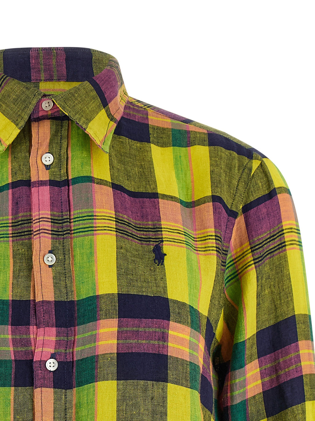 Polo Ralph Lauren Multicolor Linen Blouse