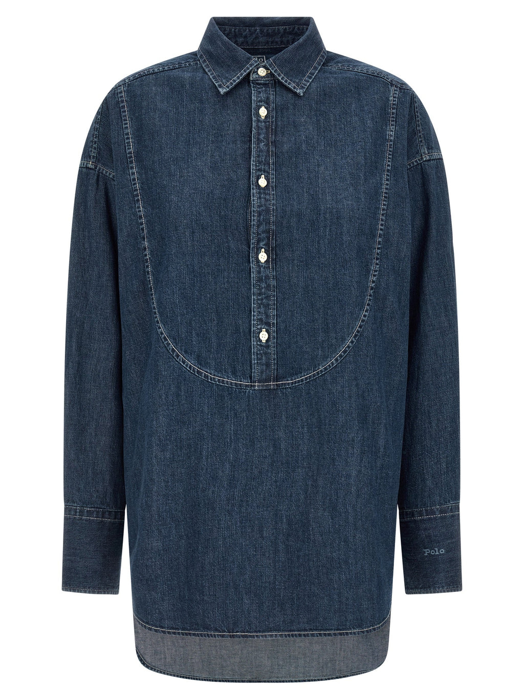 Polo Ralph Lauren Blue Cotton Blouse