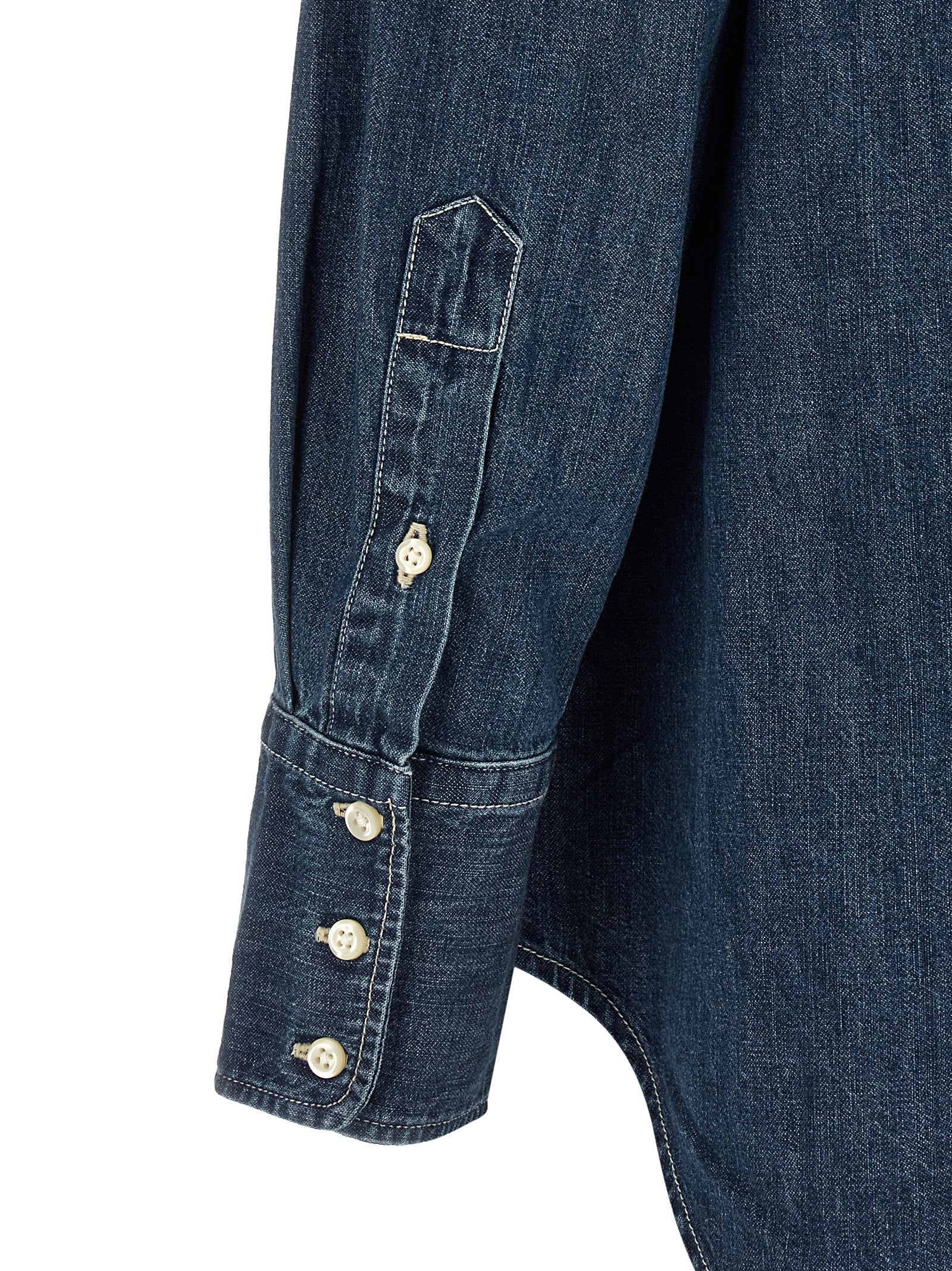 Polo Ralph Lauren Blue Cotton Blouse