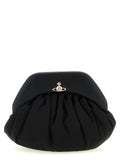 Vivienne Westwood Black Viscose Clutch Bag