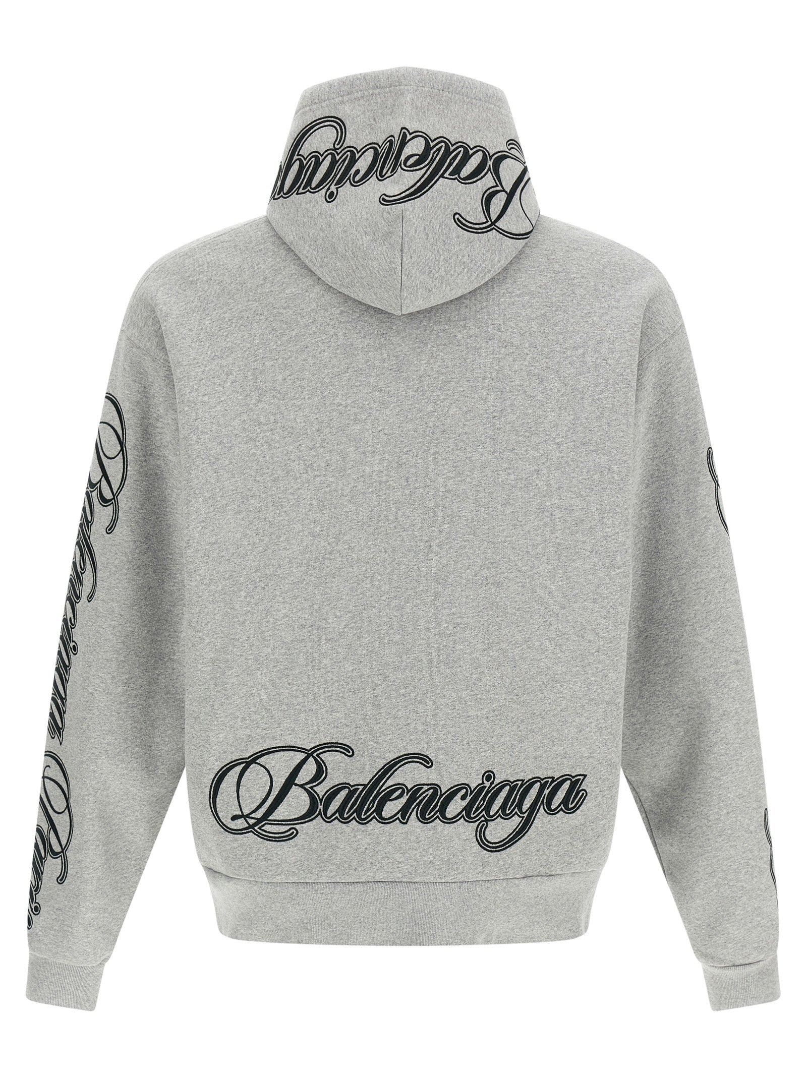 Balenciaga Gray Cotton Sweatshirt