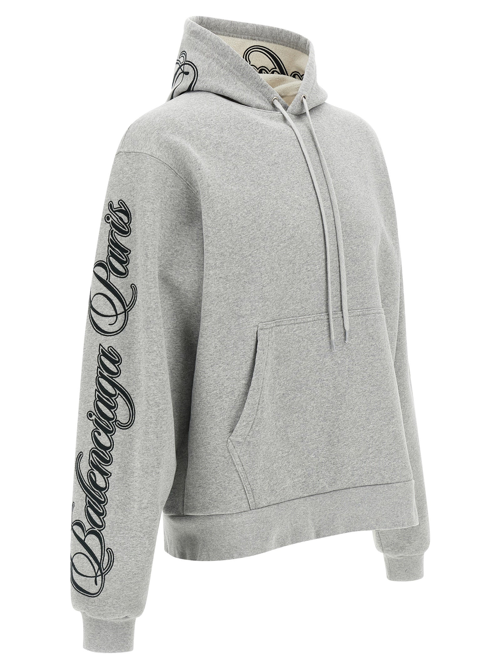 Balenciaga Gray Cotton Sweatshirt