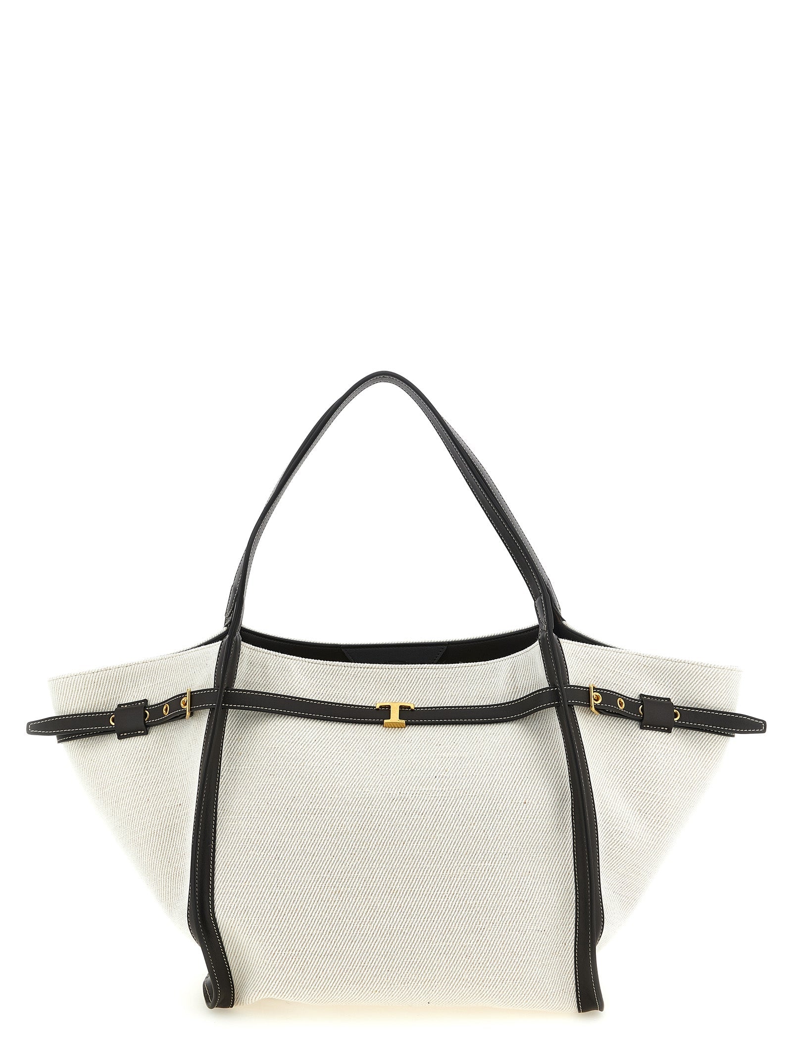 Tod's Multicolor Linen Tote Bag