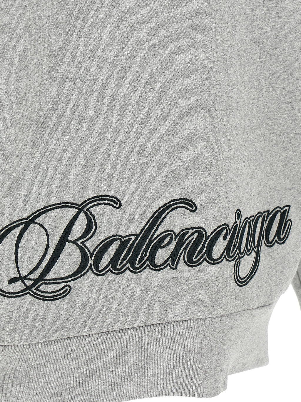 Balenciaga Gray Cotton Sweatshirt