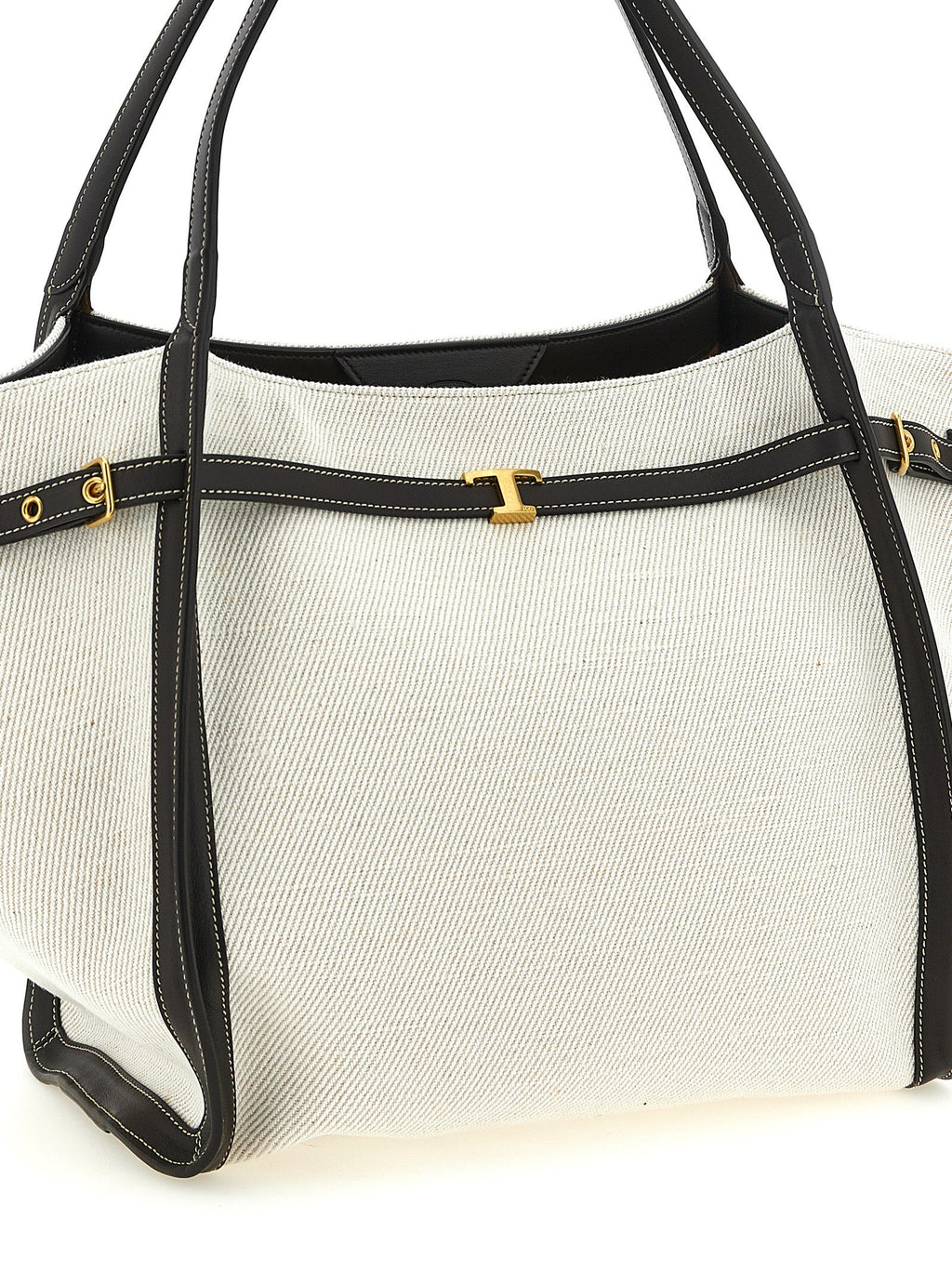 Tod's Multicolor Linen Tote Bag