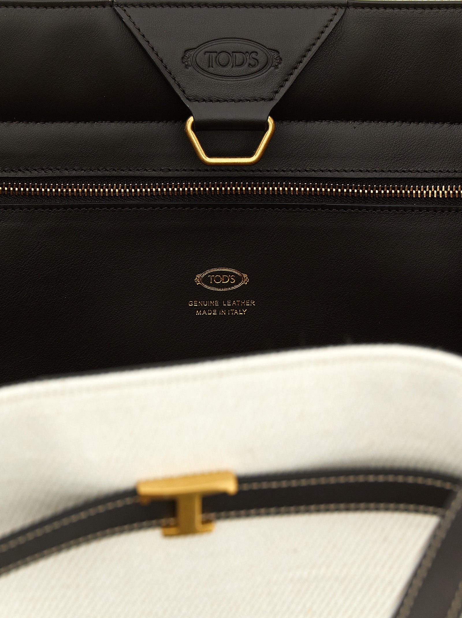 Tod's Multicolor Linen Tote Bag