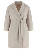'S Max Mara Beige Virgin Wool Coat